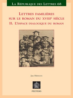 cover image of Lettres familieres sur le roman du XVIIIe siecle